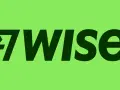 Logo z napisem "7Wise" na zielonym tle. To znak rozpoznawczy firmy oferującej konto Wise.