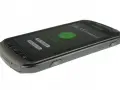 Wytrzymały smartfon Samsung Xcover 2 z ekranem, na którym widnieje logo Androida i informacja o certyfikacie IP67.