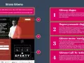 Strona główna z elementami interfejsu: slogan, menu, CTA. Co to jest interfejs? To sposób, w jaki użytkownik komunikuje się ze stroną.