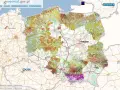 Mapa Polski z kolorowymi obszarami pokazującymi klasy ziemi. Dowiedz się, jak sprawdzić klasę ziemi na geoportalu.