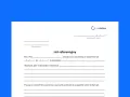 List referencyjny - wzór dokumentu do wypełnienia przez pracodawcę, zawierający dane pracownika, okres zatrudnienia i opis obowiązków.