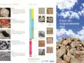 Naturalne skupiska jednorodnych lub różnych minerałów to skały, takie jak kwarc, skalenie, mika, amfibole, pirokseny i kalcyt, prezentowane na tle skali wieków geologicznych.
