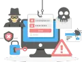 Ladrón acecha login, alerta de seguridad y tarjeta de crédito. ¡Es hora de eliminar phishing!