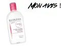 Flacon d'eau micellaire Bioderma Créaline H2O pour peaux sensibles, nettoie et apaise. Mon avis sur ce produit culte !