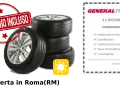 Offerta pneumatici General Tire 4 x 195/55R16 a Roma(RM), montaggio incluso. Prezzo 350€.