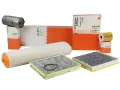 Zestaw filtrów samochodowych Knecht: paliwa, powietrza, kabinowy i oleju.