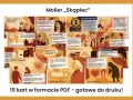 Dorobek literacki Moliera, ukazany na kartach o "Skąpcu", to satyra na chciwość i ludzkie słabości.