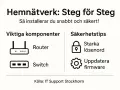 Hemnätverk: Steg för steg. Viktiga komponenter: Router, Switch. Säkerhetstips: Starka lösenord, uppdatera firmware. Perfekt för din ip tv-upplevelse.
