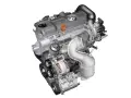 Silnik 1.6 TDI Volkswagena z turbosprężarką i paskiem napędowym.