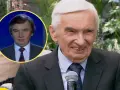 Uśmiechnięty starszy pan w garniturze, obok zdjęcie młodszego mężczyzny. Jeden z dziesięciu od kiedy pamięta, widać upływ czasu.