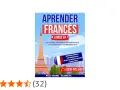 Portada de libro "Aprender Francés", con la Torre Eiffel y la bandera francesa. Incluye "comic en francés" y "audio incluido".