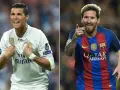 Ronaldo w bieli i Messi w barwach Barcelony. Kto jest lepszy Messi czy Ronaldo? Dyskusja trwa!
