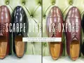 Scarpe Oxford donna: un outfit elegante con classiche calzature in pelle marrone e nera, perfette per ogni occasione.