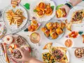 Kreatives schnelles Backen mit Kindern: lustige Teigtiere, Fischpizza und bunte Donuts.