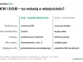 Porównanie EKW i EGIB: dane o właścicielu działki, numer KW, dział II, dostęp, moc wpisu, numer działki, wypis, interes prawny, ewidencyjna.