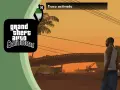 CJ en San Andreas, con el logo del juego y el mensaje "Truco activado". Descubre los mejores trucos GTA San Andreas movil.