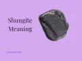 Pietra di shungite nera, nota per le sue proprietà protettive e purificanti.