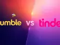 Bumble vs Tinder. Która aplikacja randkowa wygra? Pszczółka Bumble kontra czerwone serce Tindera.
