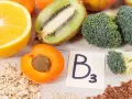 Fruits, légumes et céréales, sources de vitamine B3, pour des bienfaits sur la santé.