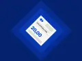 Karta paysafecard co to? Dowiedz się, jak działa ta bezpieczna metoda płatności online. Na karcie widnieje kwota 20,00 i numer PIN.