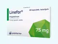 Linefor 75 mg pomaga w leczeniu bólu neuropatycznego, padaczki i zaburzeń lękowych. Opakowanie zawiera 28 kapsułek.