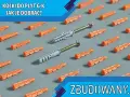 Pomarańczowe kołki rozporowe do karton gipsu i dwa szare z wkrętami. Jak dobrać odpowiednie?