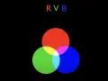 Diagramme RVB montrant le mélange des couleurs primaires pour l'étalonnage des couleurs.