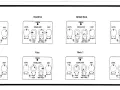 Paramètres d'ampli pour différents styles : Heavy Metal, Overdrive, British Rock, Rock'n'roll, Hard Rock, Fuzz, Rock 1, Rock 2. Chaque réglage propose Level, Equalizer et Dist.