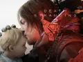 Sam besa a un bebé con alas, bajo el logo de Death Stranding 2. Aún no hay fecha de lanzamiento.