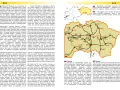 Mapa ukazuje sieć dróg i miast na Słowacji, z zaznaczonymi Tatrami Wysokimi i Koszycami. W tle widać fragment tekstu o wspinaczce i układ scalony.