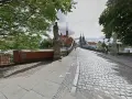 Most Tumski we Wrocławiu, z widokiem na katedrę na Ostrowie Tumskim.
