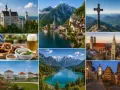 Zamek Neuschwanstein, Monachium, jezioro i góry, precle z piwem – to wszystko Bawaria, Niemcy.