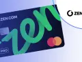 Karta ZEN.COM PRO z zielonym logo. Nawet komornik nie sięgnie do Twojego konta zen, gdy masz tę kartę.