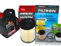 Olej Motul 8100 ECO-clean SAE 0W-30 do jakich silników? Zestaw filtrów Filtron do kompleksowej wymiany.