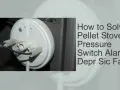 Componente di una stufa a pellet: un pressostato con cavi collegati, utile per risolvere l'allarme pressostato stufa pellet.