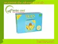 Pudełko suplementu diety Tran z olejem z wątroby dorsza, witaminami A, D i kwasami omega-3.