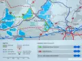 Mapa turystyczna Doliny Baryczy z zaznaczonymi trasami rowerowymi, pieszymi, konnymi i kajakowymi. Wskazuje rezerwaty przyrody i punkty widokowe.