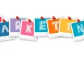Fotos de colores con letras que forman "MARKETING". Así se ve el marketing 2.0: interactivo y visual.