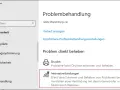 Windows 10 Einstellungen: Problembehandlung, Internetverbindungen auswählen.