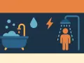 Confronto tra vasca e doccia: scopri quanto gas si consuma per una doccia e l'impatto energetico.
