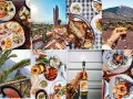 Smaczne posiłki i widoki na Teneryfie. Kolorowe sałatki, ryba, tapas i napoje w urokliwych restauracjach.