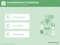 Scheidungskosten: Verfahrens-, Termin- und Auslagengebühr. Ein guter Scheidungsanwalt erklärt die Kosten transparent.