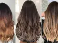 Trzy kobiety prezentują ombre na włosach: od ciemnych po rude, popielate i blond. Zastanawiasz się, jak często można farbować włosy?