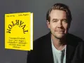 Stefan Pagréus bredvid boken "Tvärtom" som ger strategier för att måla snabbt och hantera stress.