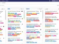 GitLab Issue Boards zeigen den Workflow von Projekten, was GitLab ist. Hier sind Aufgaben in Spalten wie "Backlog", "In dev", "In review" und "Closed".