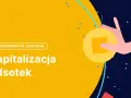 Przewodnik po lokatach: Kapitalizacja odsetek. Dłoń trzyma monetę, symbolizując wzrost kapitału.