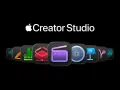 Ikony aplikacji Apple Creator Studio: edycja wideo, grafika, muzyka i inne narzędzia dla twórców.