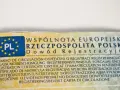 Dowód rejestracyjny z numerem VIN w dowodzie. Dokument zawiera flagę PL i napisy w wielu językach UE.