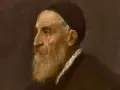 Portret starca z brodą i czarną czapką, jedno z wybitnych dzieł Tycjana.