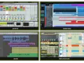 Ableton Live, Cubase, Logic Pro, Reason - cztery programy do produkcji muzyki. Widzimy tu ścieżki audio, MIDI i wirtualne instrumenty. Midi co to? To format zapisu nut, który steruje instrumentami.